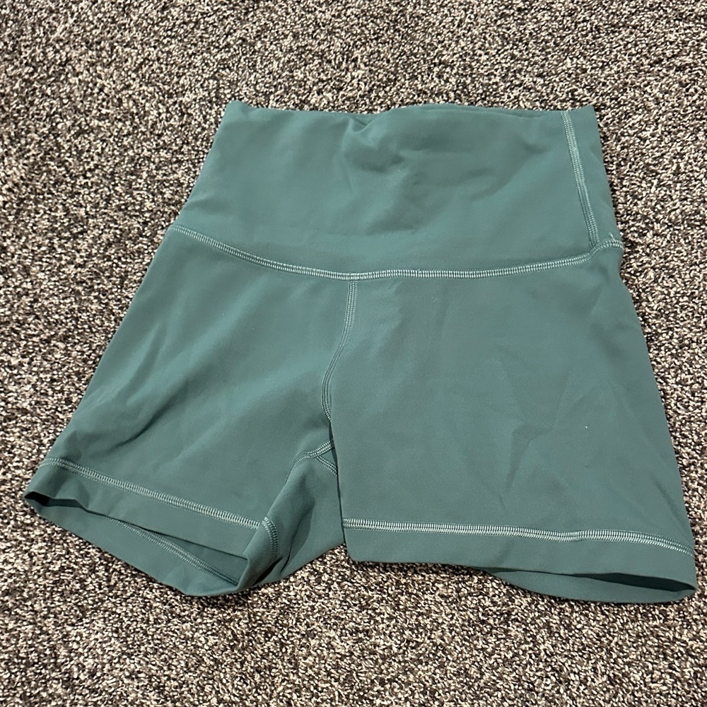 lululemon athletica Teal Bike Shorts
